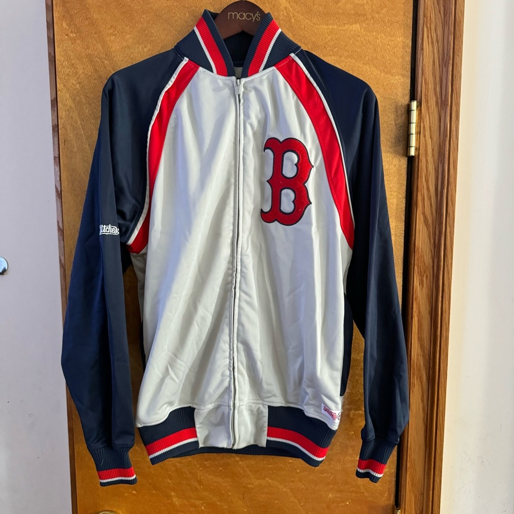 Mitchell & Ness Red and Navy Jacket